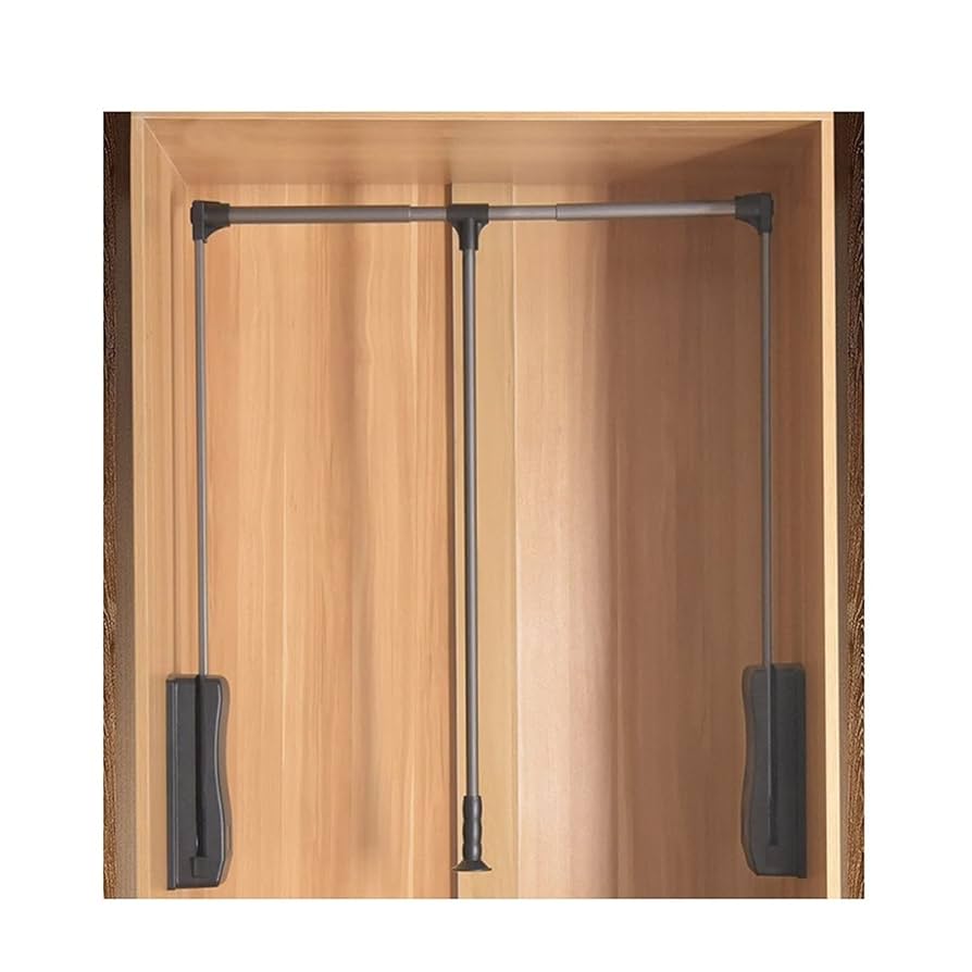 HOP ハン ラキドロセット Amazon｜ドロップダウンリフトクローゼットハンガー